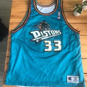 Vintage 90’s Champion Grant Hill Pistons Jersey